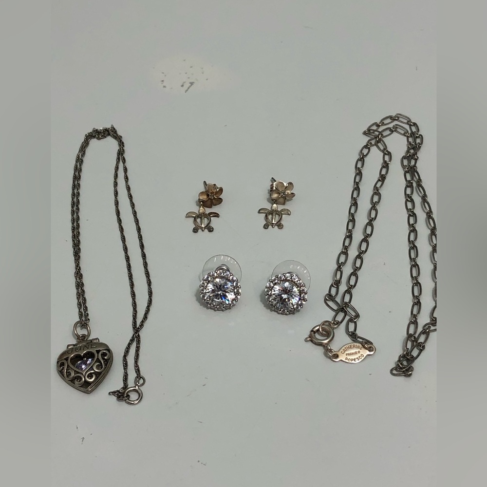 Sterling silver Lot Of Jewelry
